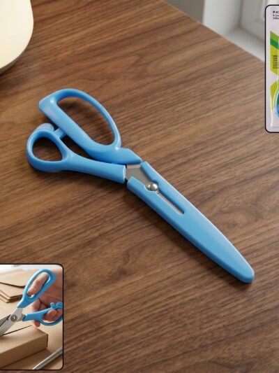 Stainless Steel Scissors – 9.5 Inch Ergonomic Craft | Craftily
