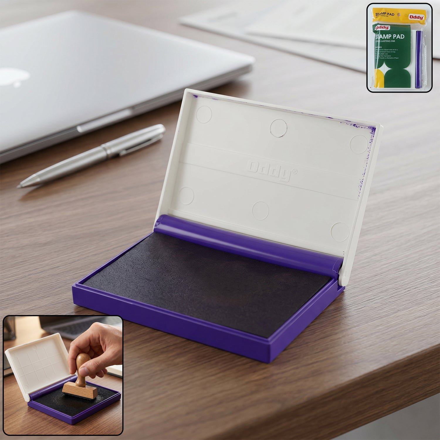 Ink Stamp Pad � Quick-Drying for Clear Office Impressions