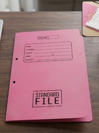Premium Spring File Folder – Heavy Duty A4 Document Organizer