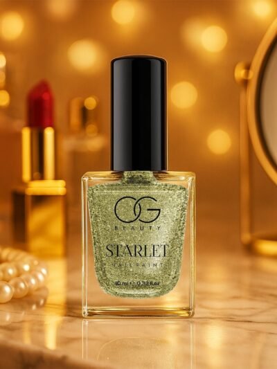 Glitter Nail Paint – Sunshine Gold with Long-Lasting Sparkle