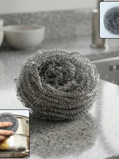 Stainless Steel Scrubber – Heavy Duty Kitchen Cleaning Tool