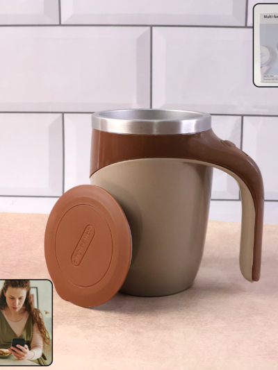 Self-Stirring Coffee Mug – Magnetic Auto-Mix Travel Mug | Mug Wala