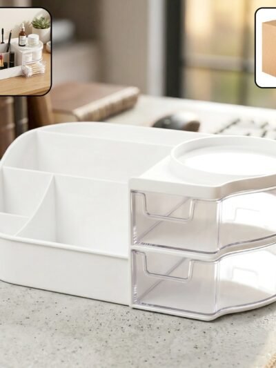 Multipurpose Makeup Organizer – Space-Saving Storage with Drawers