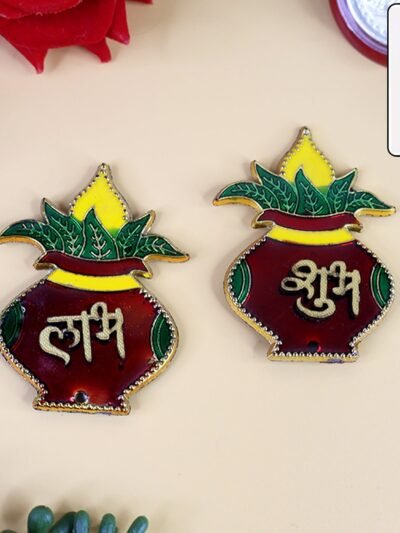 Shubh Labh Kalash Wall Hangings – Traditional Prosperity Decor Set