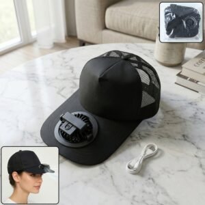 Portable USB Cooling Cap – Personal Airflow System for Summer