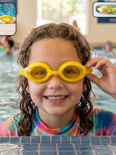 Kids Colorful Swimming Goggles � Leakproof, Adjustable Fit
