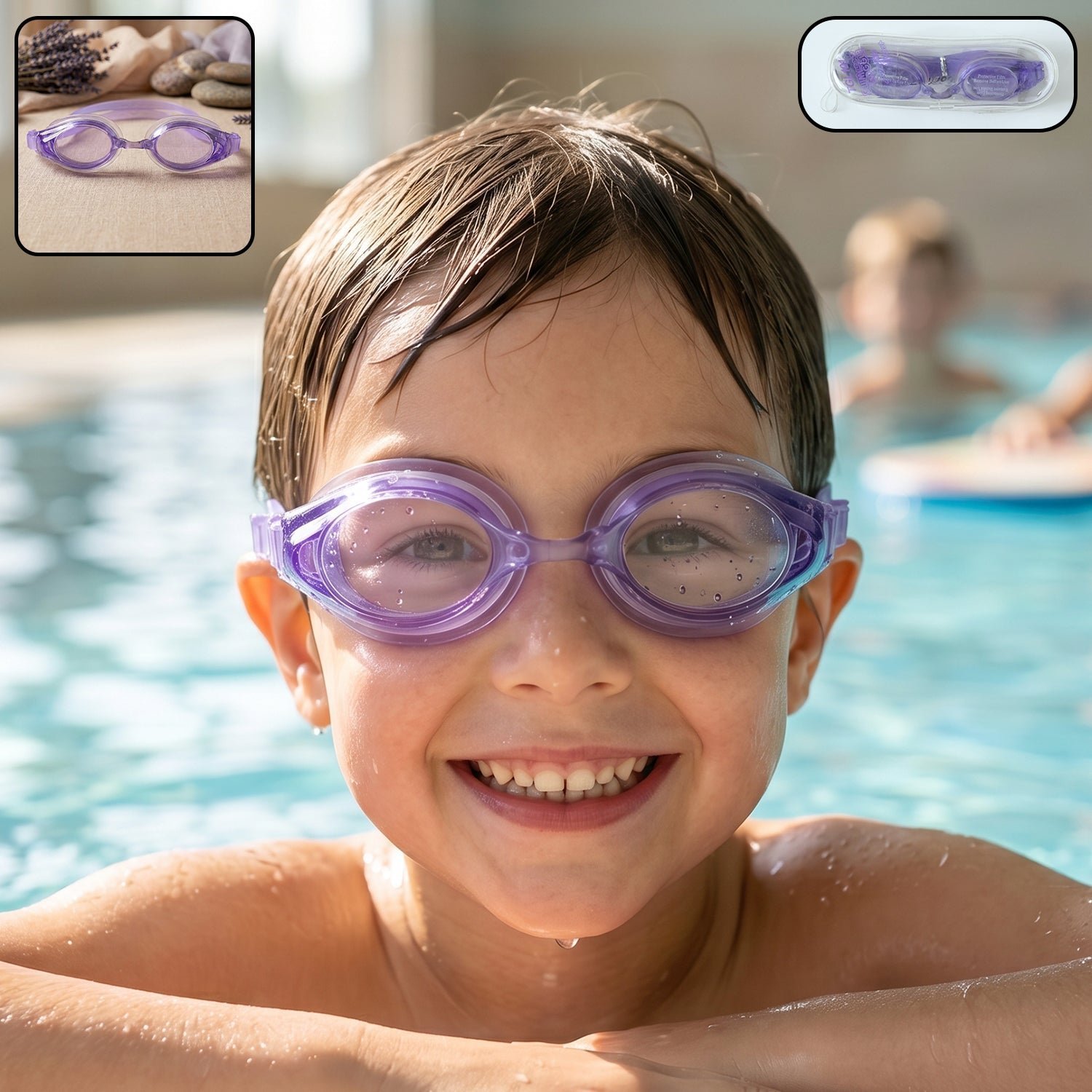 Kids Lightweight Swimming Goggles � Leakproof & Comfortable Fit