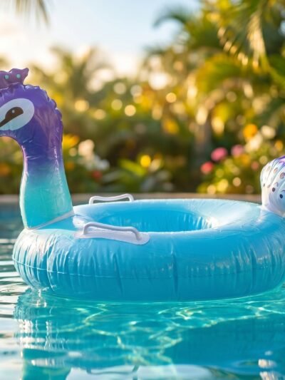 Inflatable Kids Swim Ring � Comfortable Floating Safety Tube for Pool & Beach