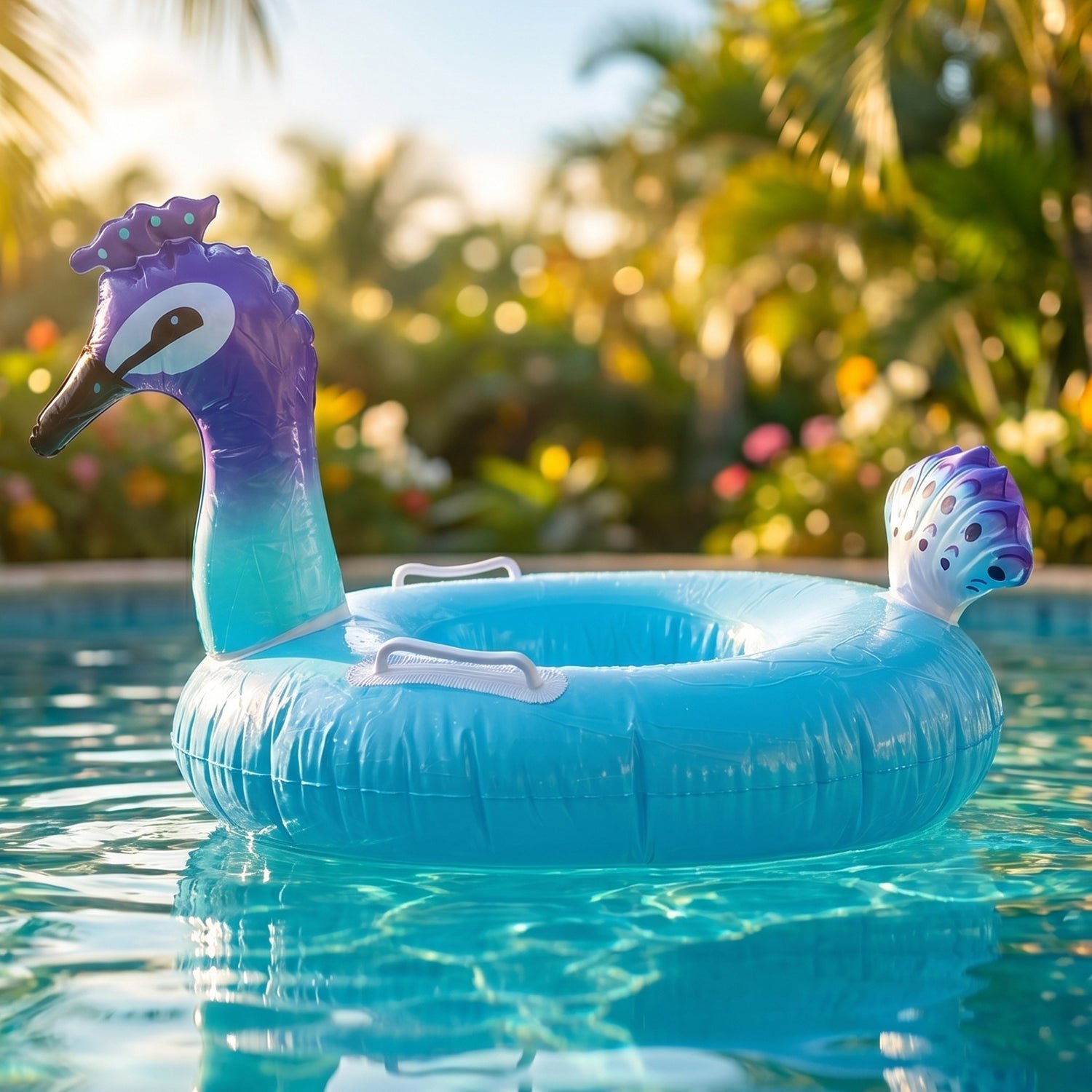 Inflatable Kids Swim Ring � Comfortable Floating Safety Tube for Pool & Beach