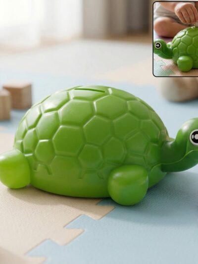 Kids Tortoise Money Bank – Fun Coin Saving for Children