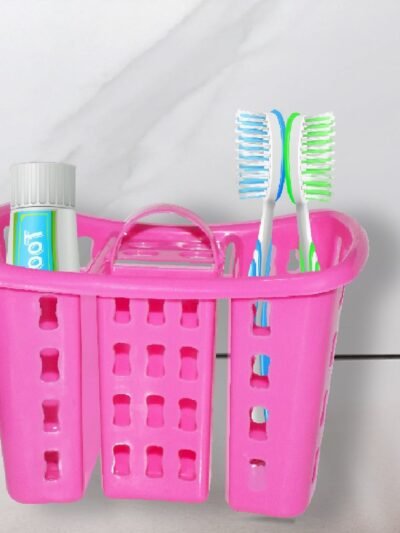 Bathroom Organizer Stand – 4-in-1 Toothbrush Holder | BrushedUp