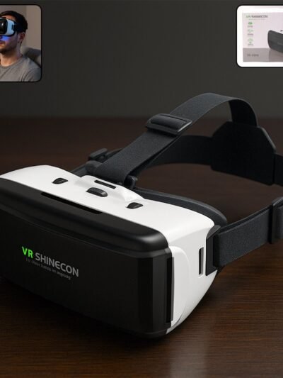 3D VR Virtual Reality Headset – Adjustable Lenses & Comfort Fit