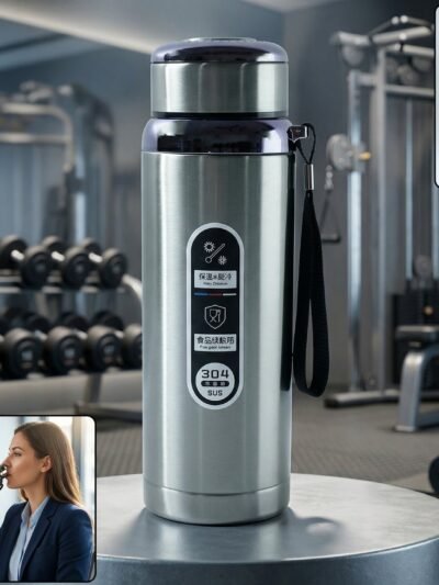 Vacuum Insulated Water Bottle – Keep Drinks Hot or Cold All Day