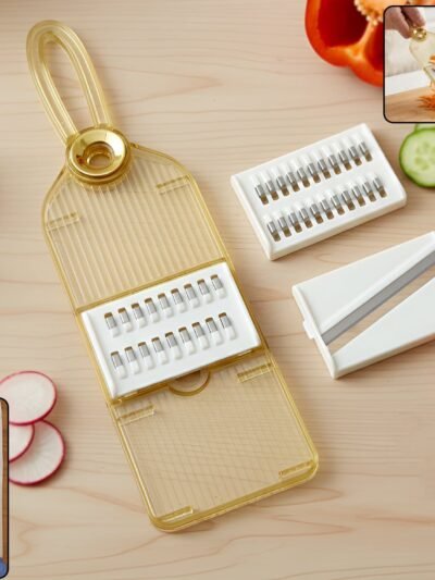 Vegetable Cutter Set – Multifunctional Slicer with Interchangeable Blades