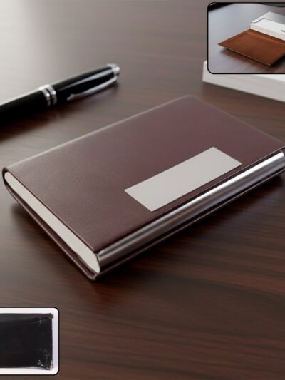 Premium Executive Business Card Holder – Magnetic Secure Closure