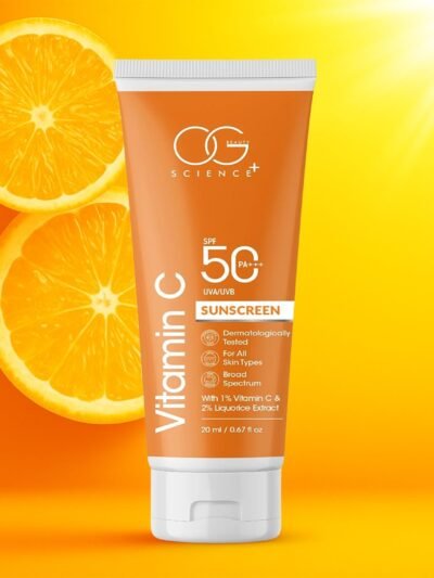 Vitamin C Sunscreen SPF 50 PA+++ – Brightening Broad-Spectrum Protection