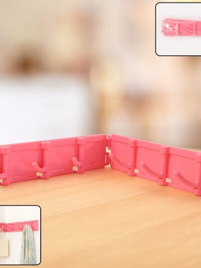 Multipurpose Wall-Mounted Hook Rack – Foldable & Rotating 6 Hooks