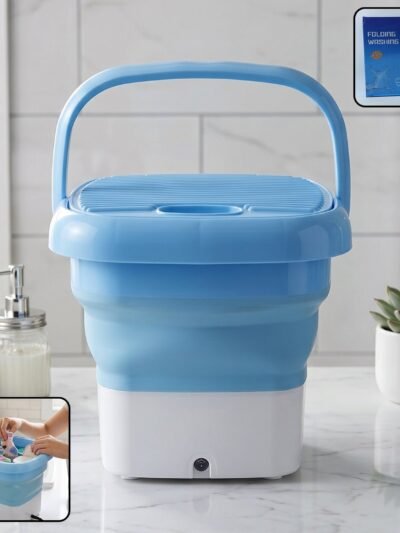 Mini Portable Washing Machine – Foldable & Compact | Mini Bubbles