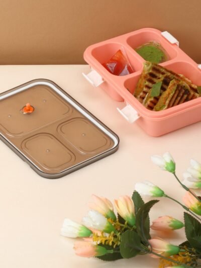 Kids Lunch Box – 3-Compartment, Leak-Proof Tiffin | Lunchie Bunchie