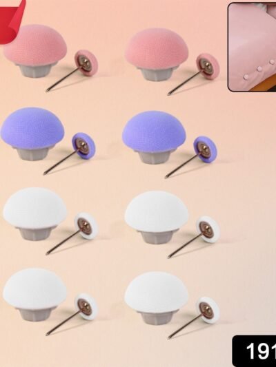 Mushroom Upholstery Pins – Elegant No-Sew Furniture Decor