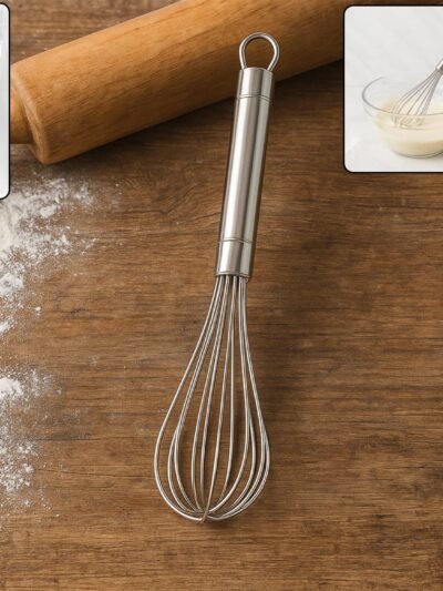 Stainless Steel Small Hand Whisk – Durable & Compact Kitchen Tool