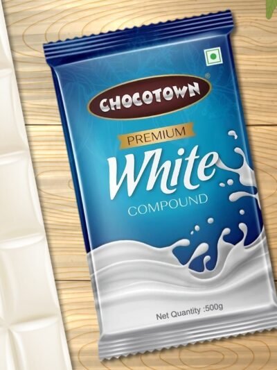 White Compound Chocolate – Premium 500gm Slab | Chocotown