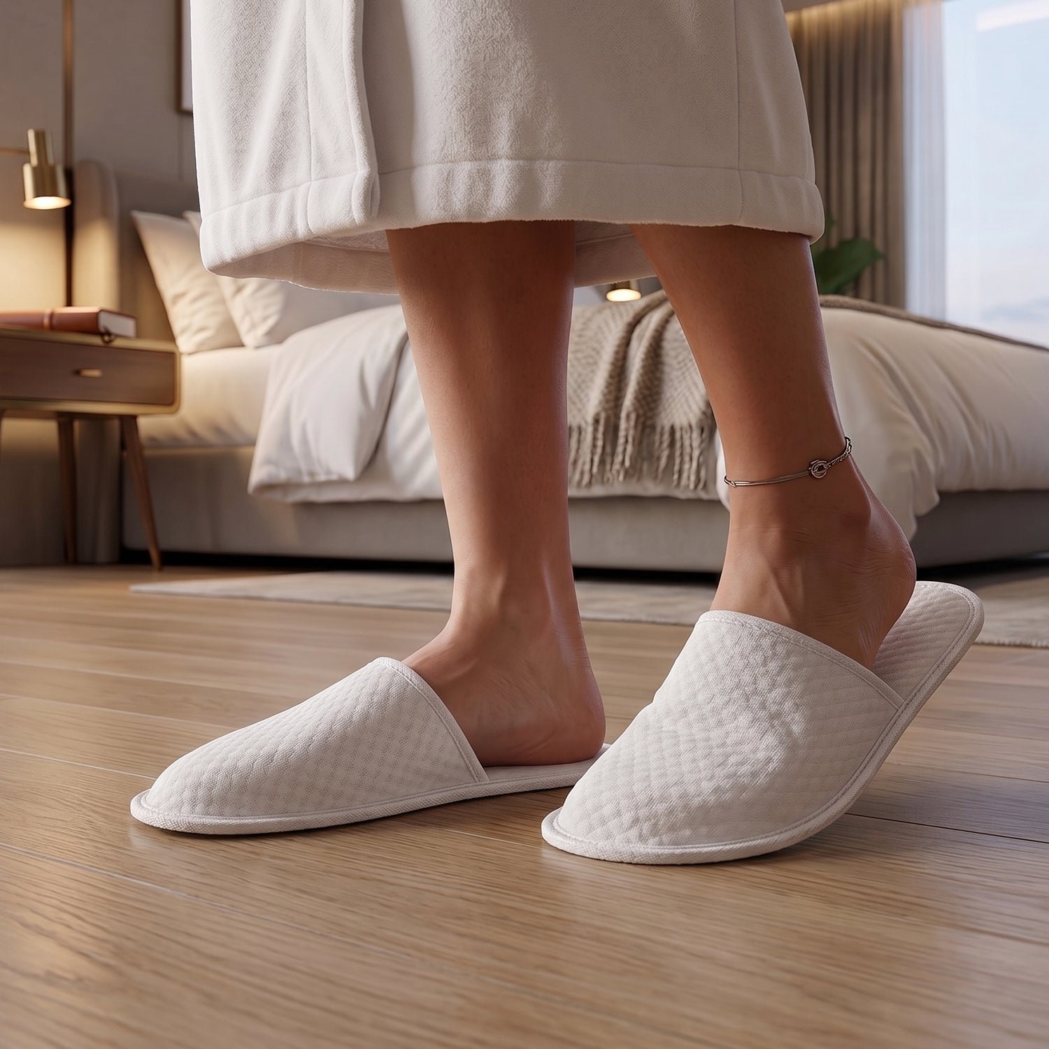 Disposable Hotel Slippers � Hygienic Single-Use Guest Footwear