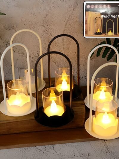 Flameless LED Candles – Elegant Wind Light Style Set of 6