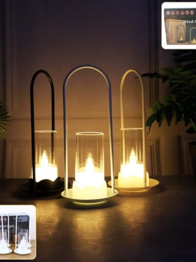 Flameless LED Candle Set – Big Wind Light Style Decorative Glow