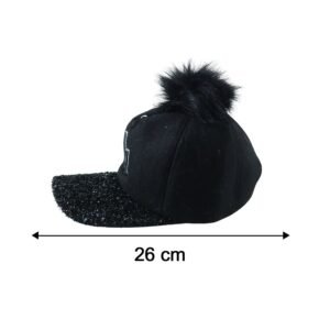 Embroidered Logo Baseball Cap – Trendy Winter Headwear for Women