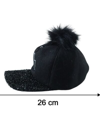 Embroidered Logo Baseball Cap – Trendy Winter Headwear for Women
