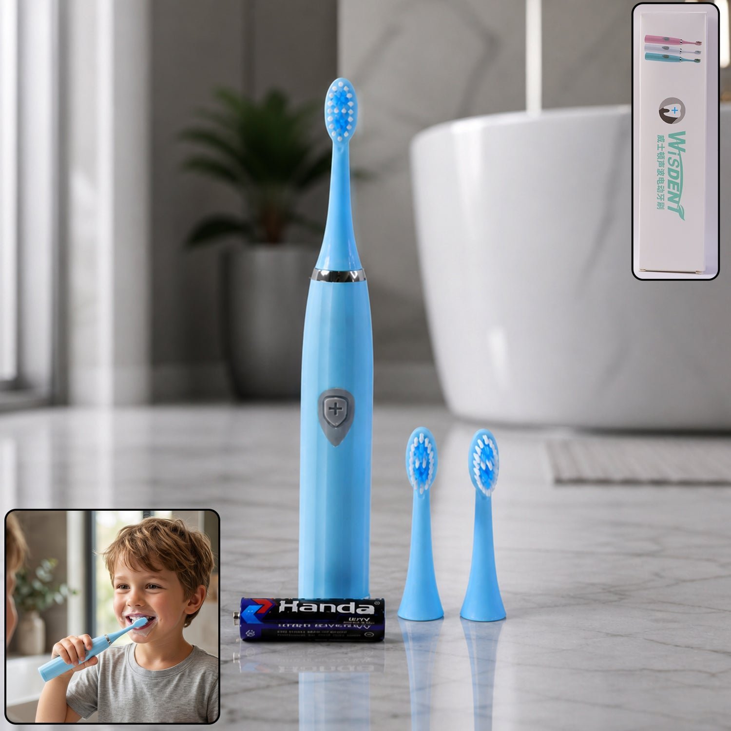 Battery Operated Electric Toothbrush � Portable Oral Care | BrushedUp
