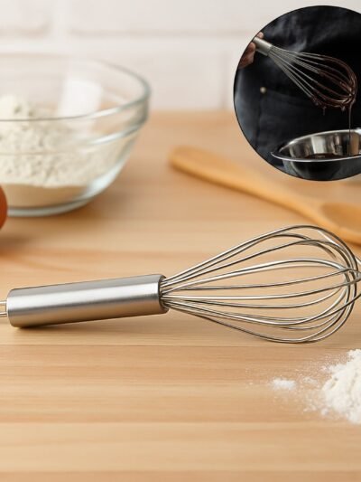 Stainless Steel Balloon Whisk – 20cm Durable Mixing Tool