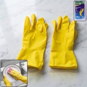 Waterproof Rubber Gloves � Durable & Reusable for Household Tasks