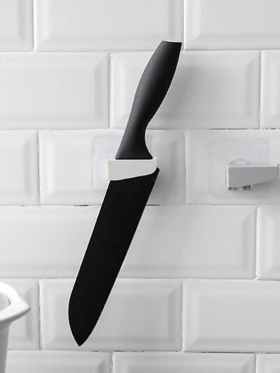 Punch-Free Wall Hanging Knife Holder – Drill-Free Kitchen Storage | Storenzo
