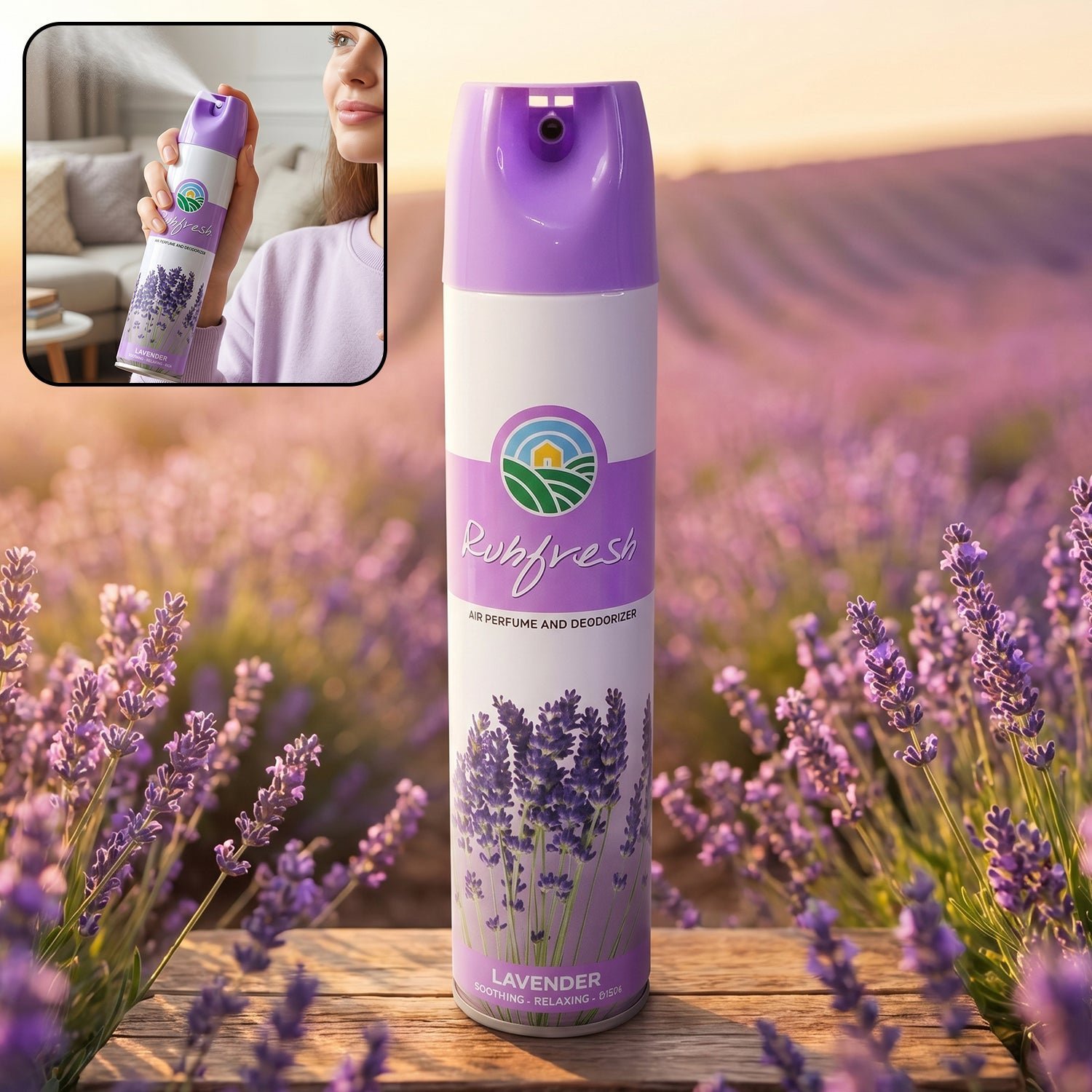 Lavender Air Freshener Spray � Long-lasting calming fragrance