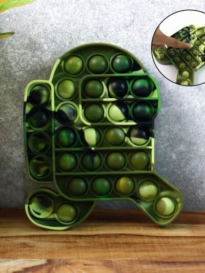 Silicone Pop It Fidget Toy – Durable Stress Relief Play