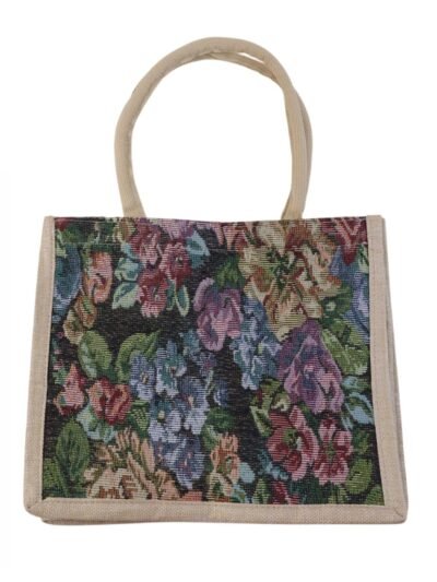 Multipurpose Floral Print Carry Hand Bag – Spacious, Eco-Friendly Design