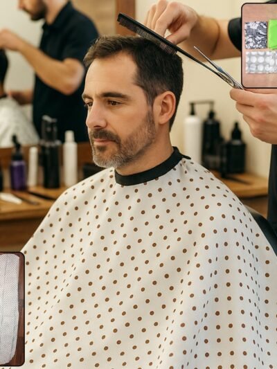 Hair Cutting Cape – Waterproof, Adjustable Neck for Full Coverage