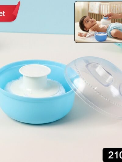 Baby Powder Puff Storage Box – Soft Applicator for Gentle Care