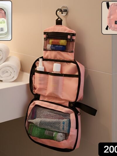 Hanging Toiletry Bag – Durable Waterproof Travel Organizer