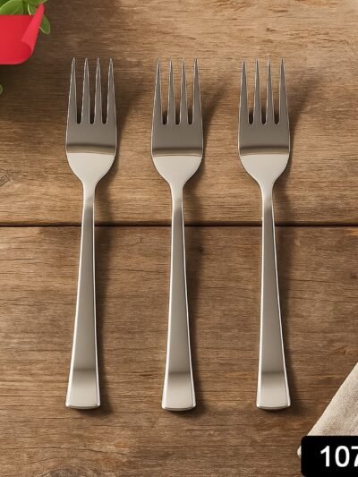 Stainless Steel Dinner Fork Set – 3 Pcs, Premium & Rust-Resistant