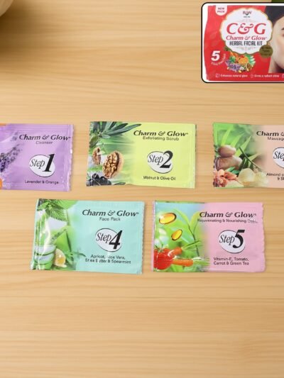 Herbal Facial Kit – 5-Step Glow Enhancing Skincare Set