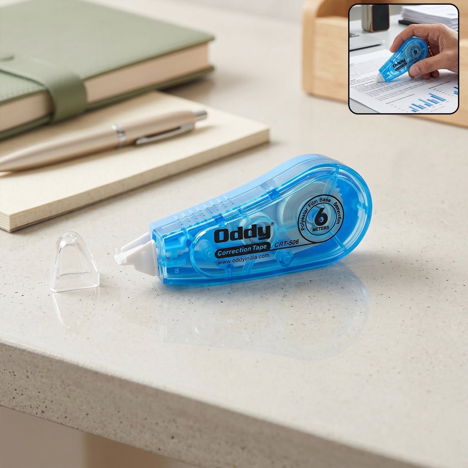 Correction Tape � Smooth, dry, mess-free application for neat writing