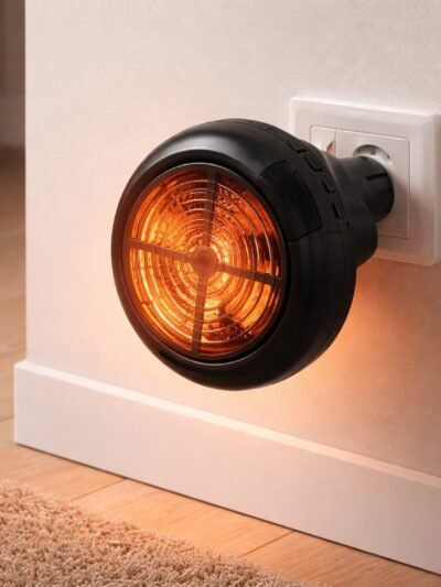 Electric Room Heater 900W – Compact Portable Wall Plug-In