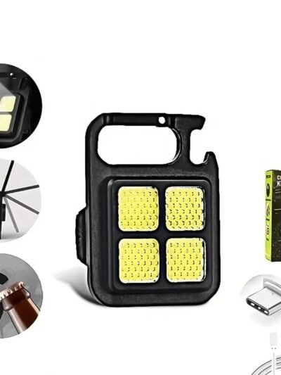 Mini LED Keychain Light – 3 Modes & Bottle Opener | Indo Glow