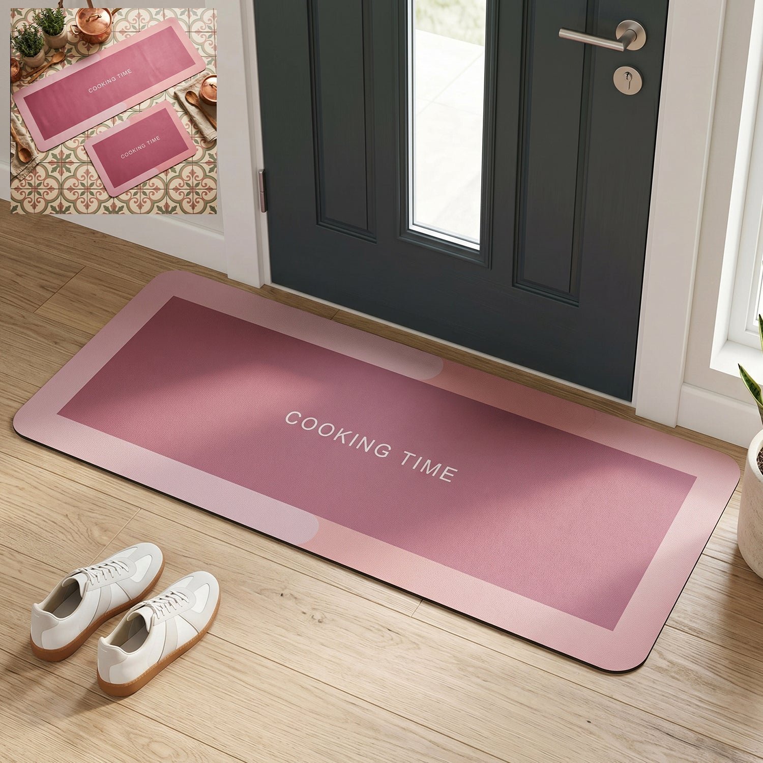 Anti Slip Kitchen Floor Mat Set � Soft Cushioned & Safe for Home