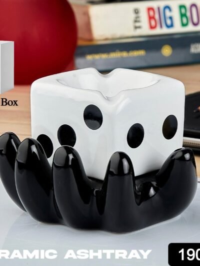 Ceramic Ashtray – Colourful Retro Smoking Accessory