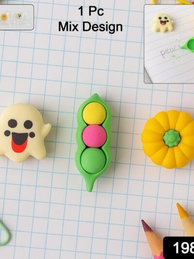 Cartoon Eraser – Soft Non-Toxic 3D Rubber for Kids