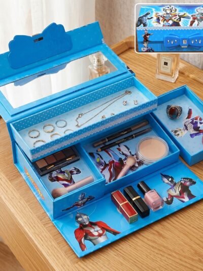 Multipurpose Folding Makeup and Jewelry Storage Box � Compact & Portable